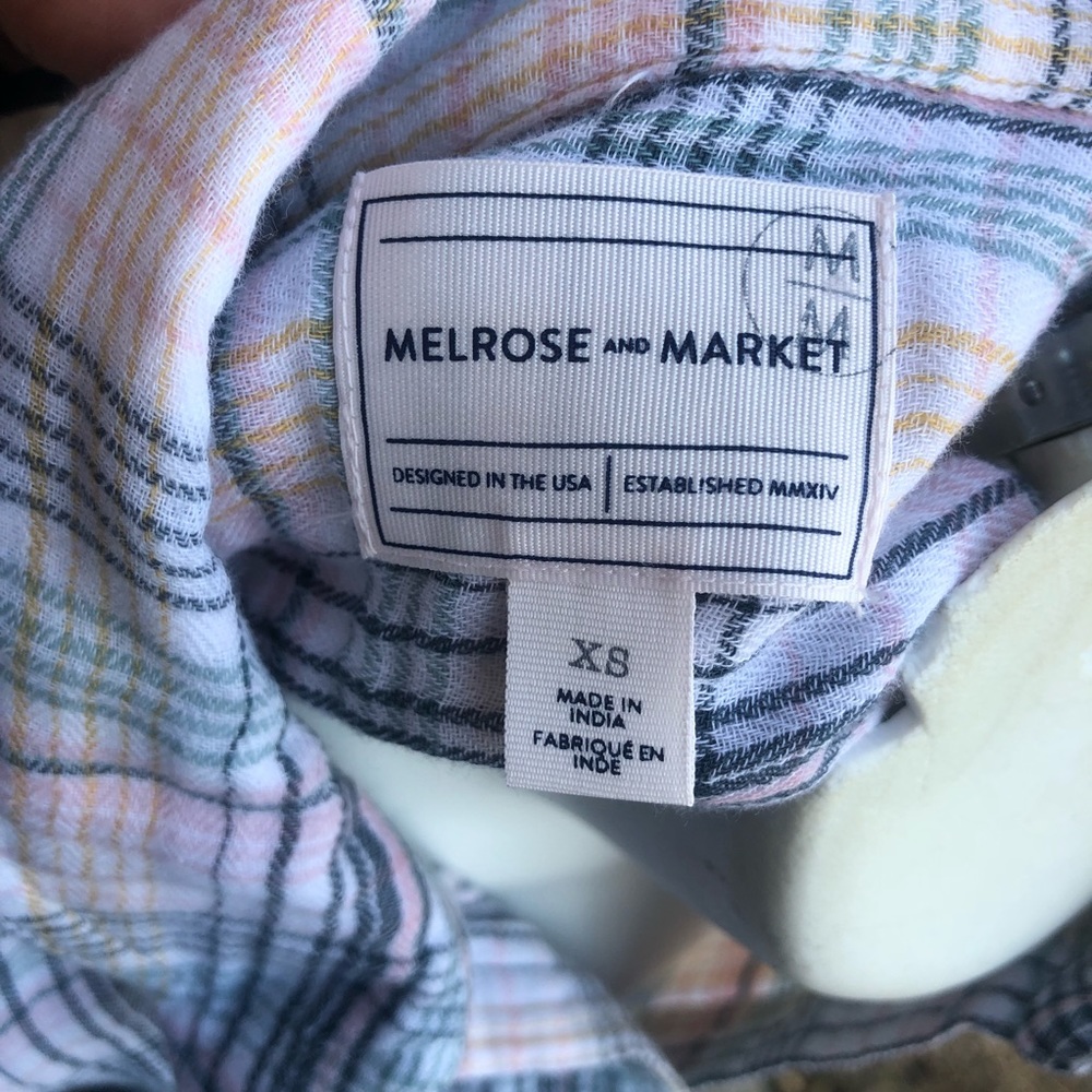Melrose and Market • plaid shirt - Picture 7 of 7